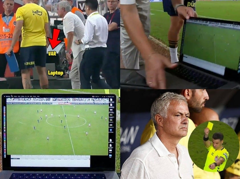 Mourinho bật laptop tố trọng tài Thổ Nhĩ Kỳ bắt sai ngay trên sân 535522